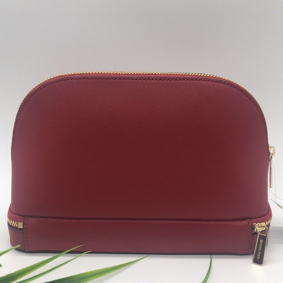 Michael Kors GIFTABLES LG MFTravel Pouch SCARLET - Picture 2 of 8